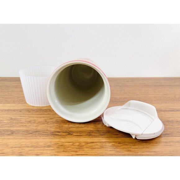 Indigo “My Favourite Player” Hockey Stoneware Travel Mug w/ Rubber Grip Sleeve - Picture 6 of 9